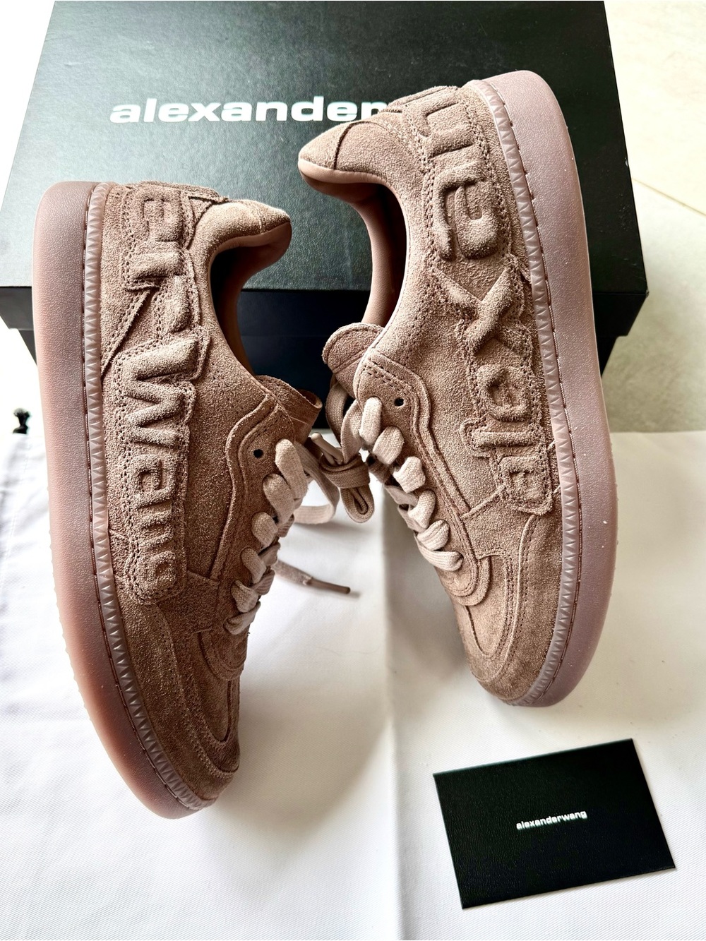 NWT - Alexander Wang Women Suede Sneakers - Cute & Stylish!